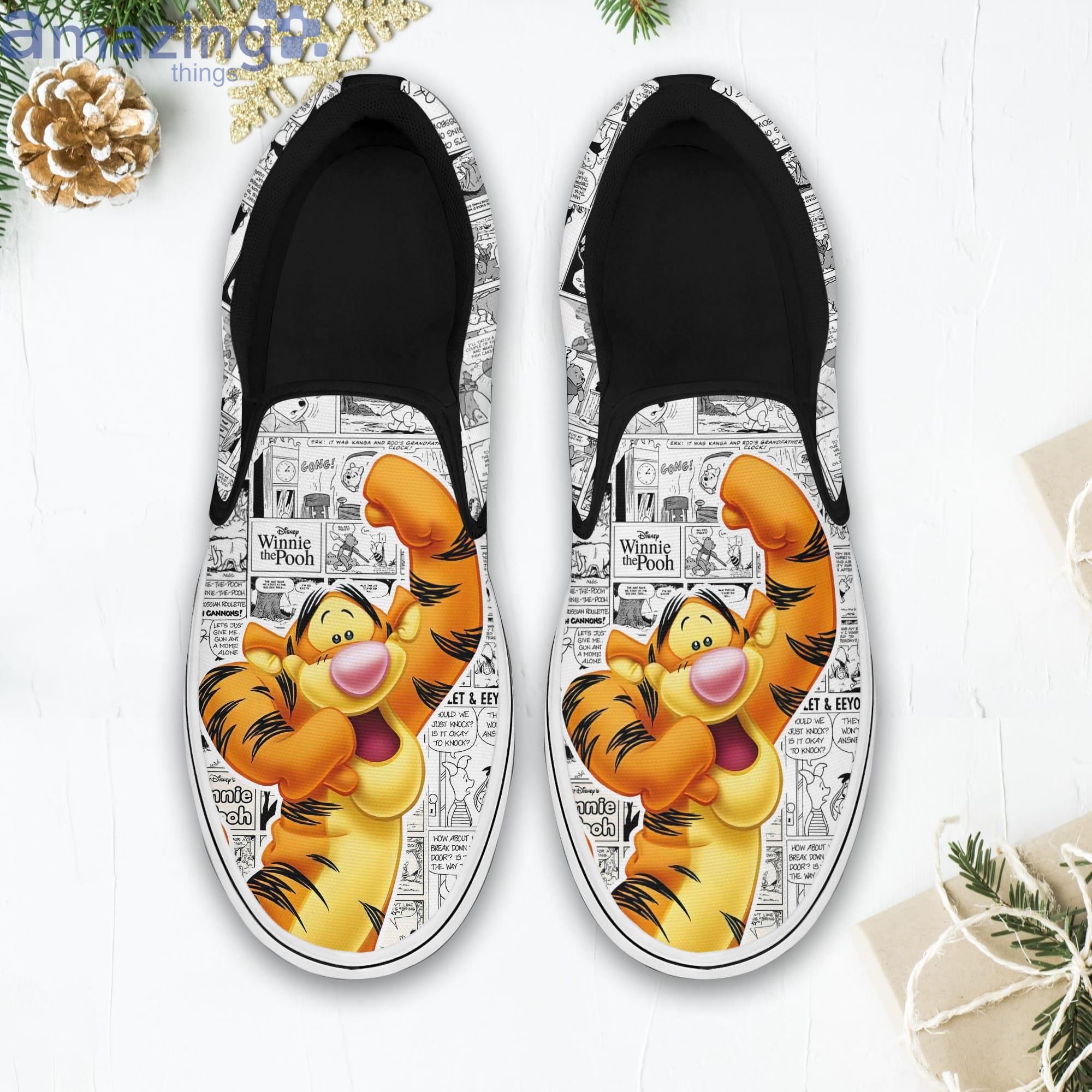 Tigger Comic Snacks Casual Tigger Lover Slip On Shoes Product Photo 1 Tigger Comic Snacks Casual Tigger Lover Slip On Shoes Product Photo 1
