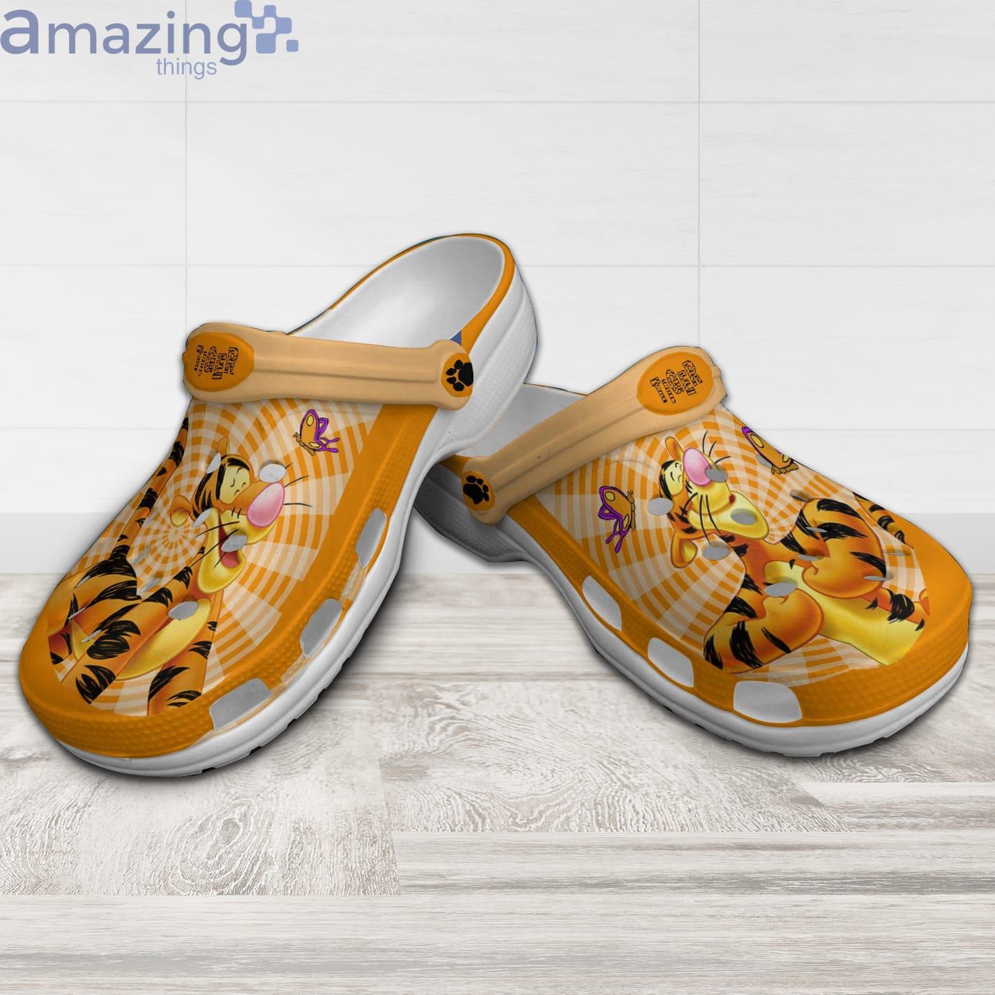 Tigger The Tiger Butterfly Orange Disney Cartoon Clog For Men And Women Product Photo 1