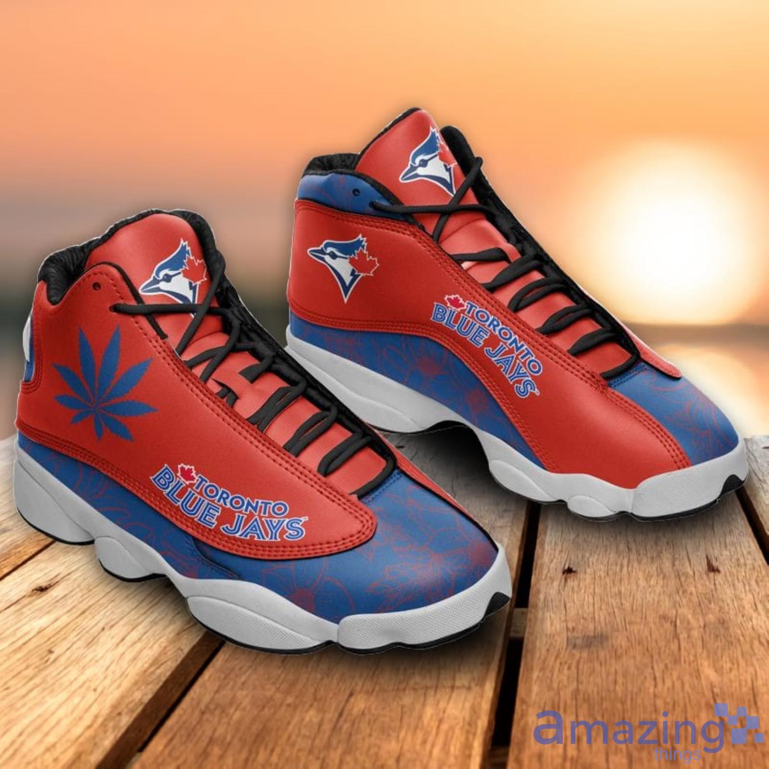 Toronto Blue Jays Air Jordan 4 Sneakers Shoes For Men And Women