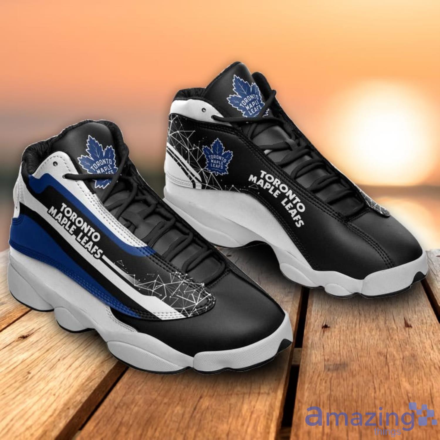 Toronto Maple Leafs Air Jordan 13 Shoes For Fans Product Photo 1