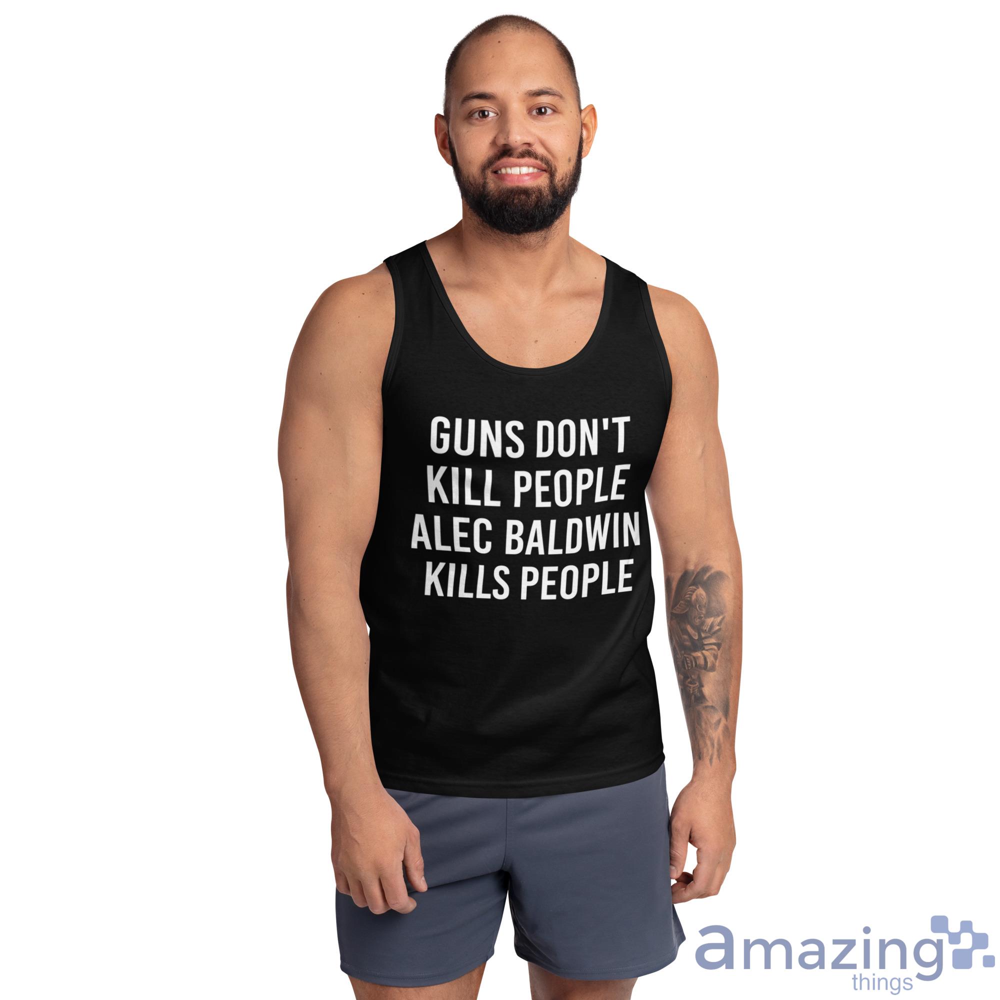 Trump Jr Alec Baldwin Guns Dont Kill People Shirt image Trump Jr Alec Baldwin Guns Dont Kill People Shirt - Ultra Cotton Tank Top