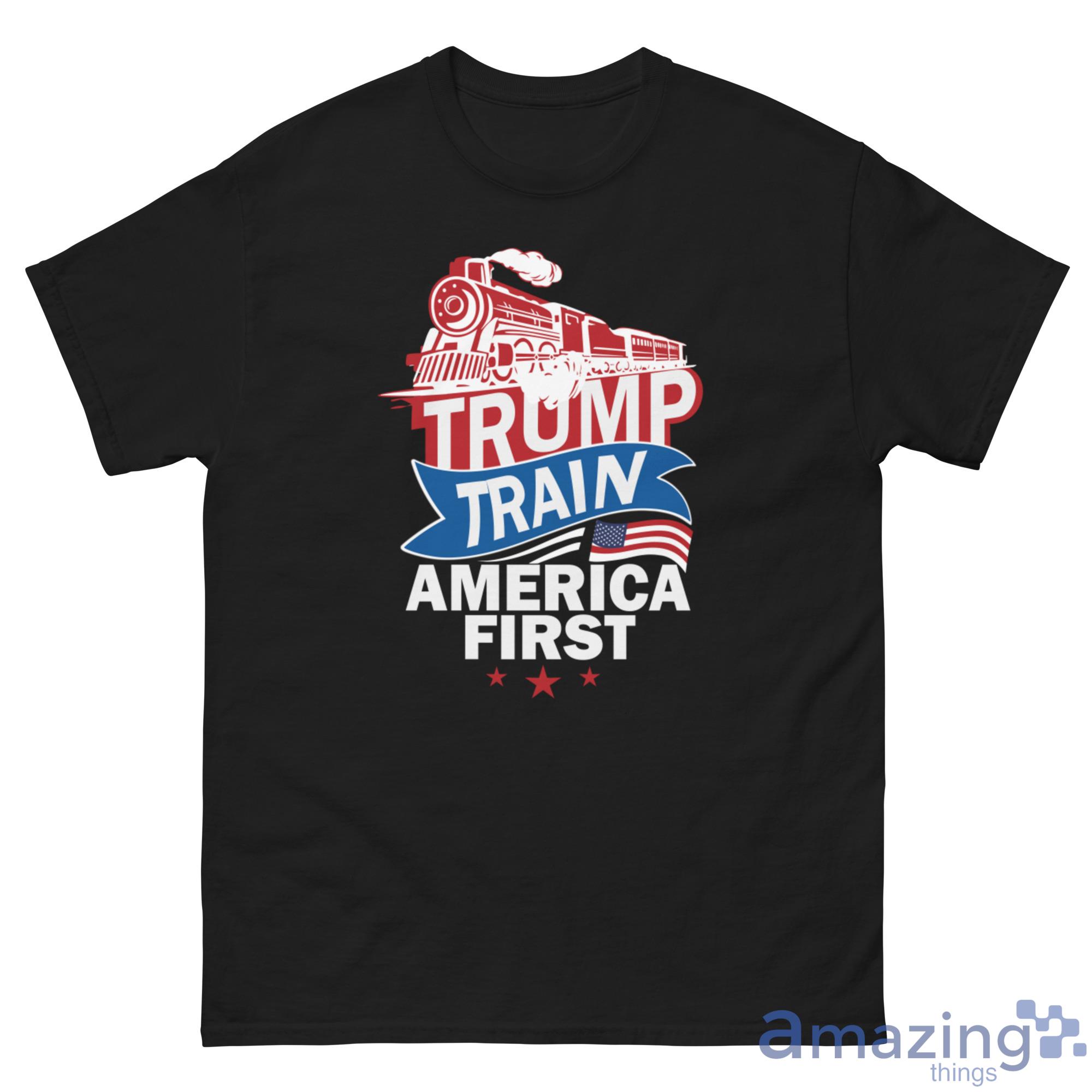 Trump Train America First Shirt image Trump Train America First Shirt - G500 Men’s Classic Tee