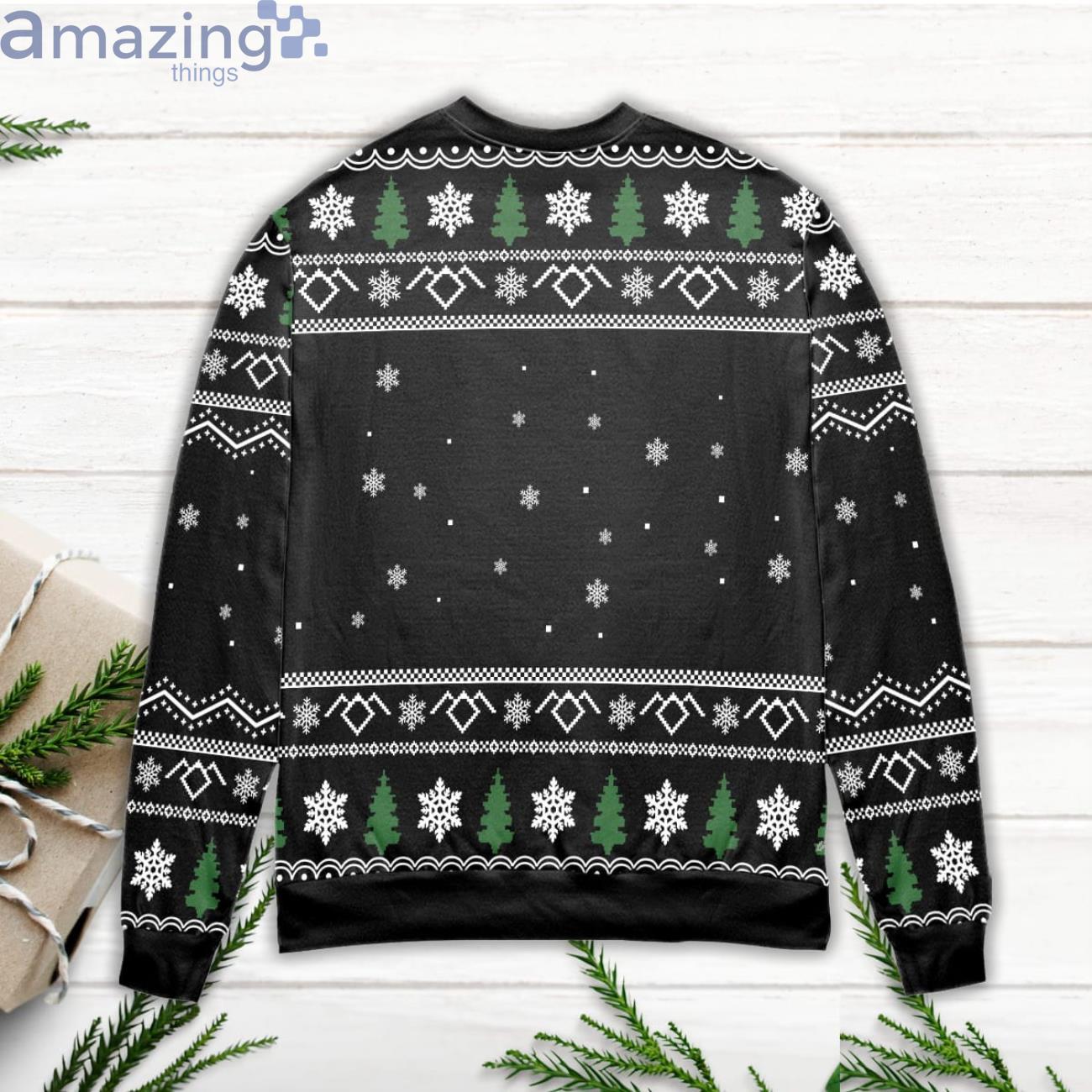 Twin Peaks Christmas is Again Snowflake Pattern Ugly Christmas Sweater