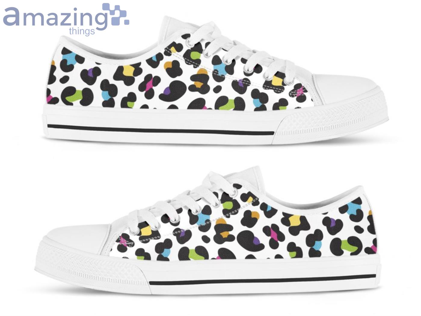 Unique Leopard Pattern Low Top Shoes image Unique Leopard Pattern Low Top Shoes Product Photo 2