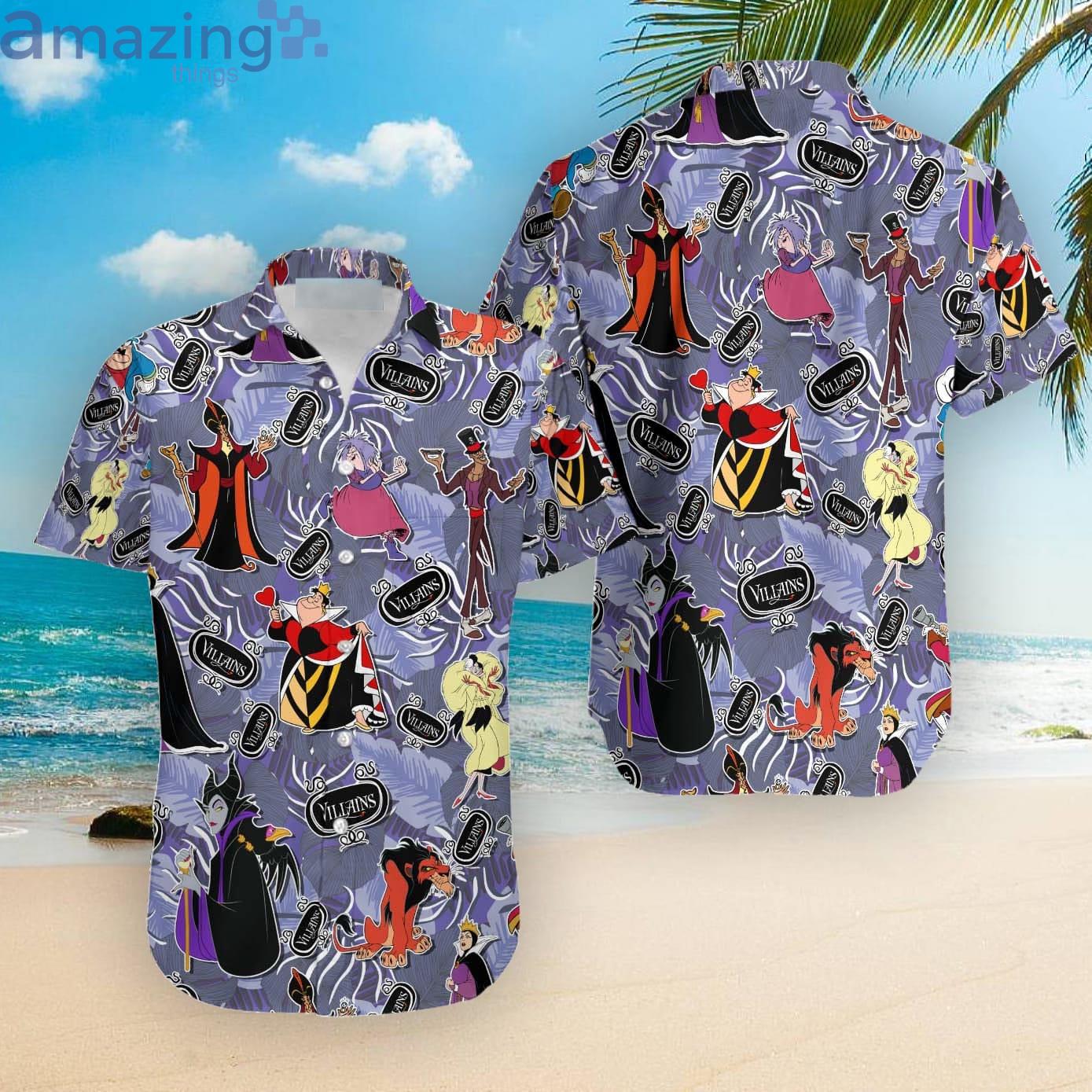 Villains Disney Cartoon Hawaiian Shirt Product Photo 1