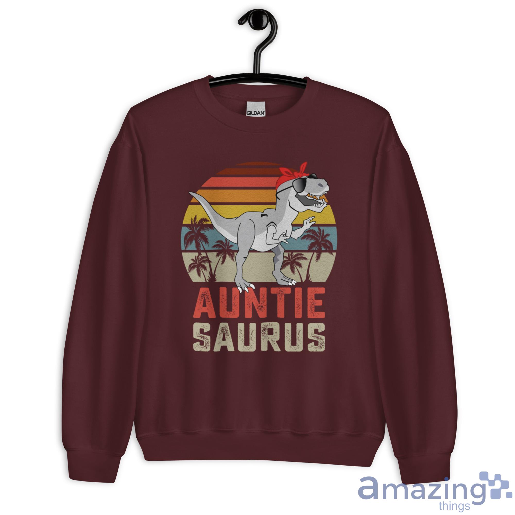 Vintage Auntie Saurus Shirt image Vintage Auntie Saurus Shirt - Unisex Heavy Blend Crewneck Sweatshirt-1