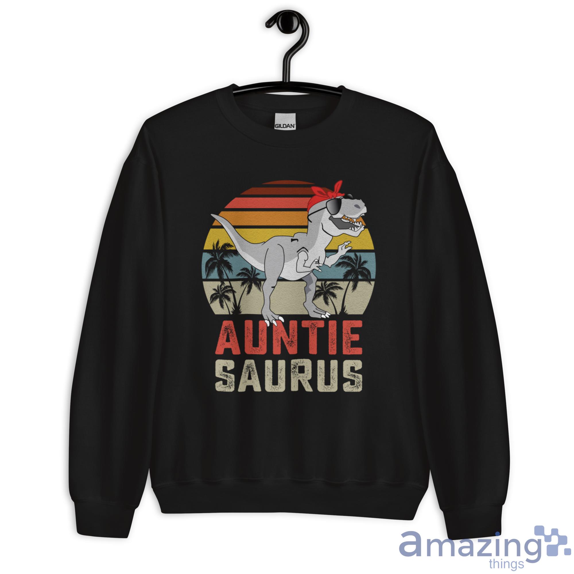 Vintage Auntie Saurus Shirt image Vintage Auntie Saurus Shirt - Unisex Heavy Blend Crewneck Sweatshirt