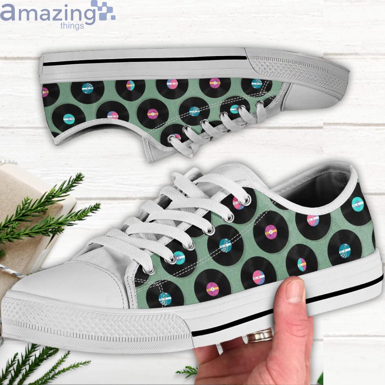 Vinyl Records Low Top Canvas Shoes Vinyl Records Shoes For Men And Women Product Photo 1 Vinyl Records Low Top Canvas Shoes Vinyl Records Shoes For Men And Women Product Photo 1