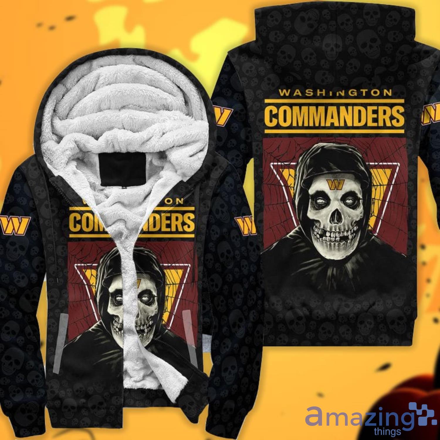 Washington Commanders Pumpskin Monster Halloween 3D All Over Printed Shirts