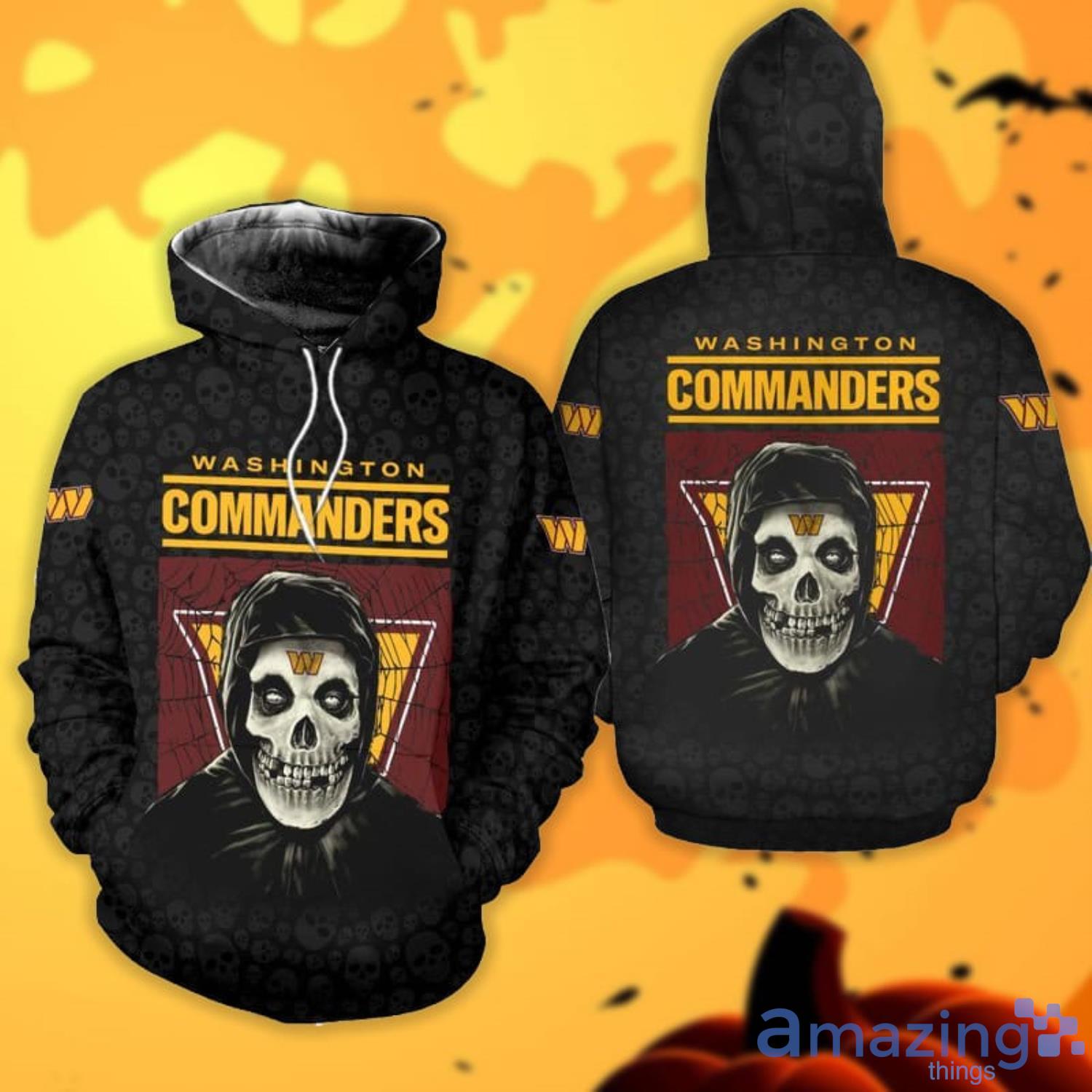 Washington Commanders Halloween Misfit 3D All Over Printed Shirts Product Photo 1