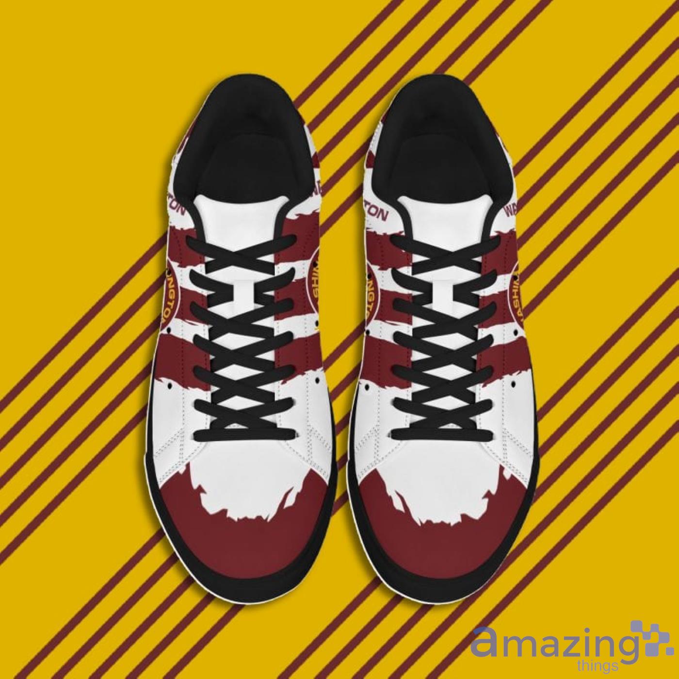 Washington Football Team NFL Black And White Skate Shoes image Washington Football Team NFL Black And White Skate Shoes Product Photo 7