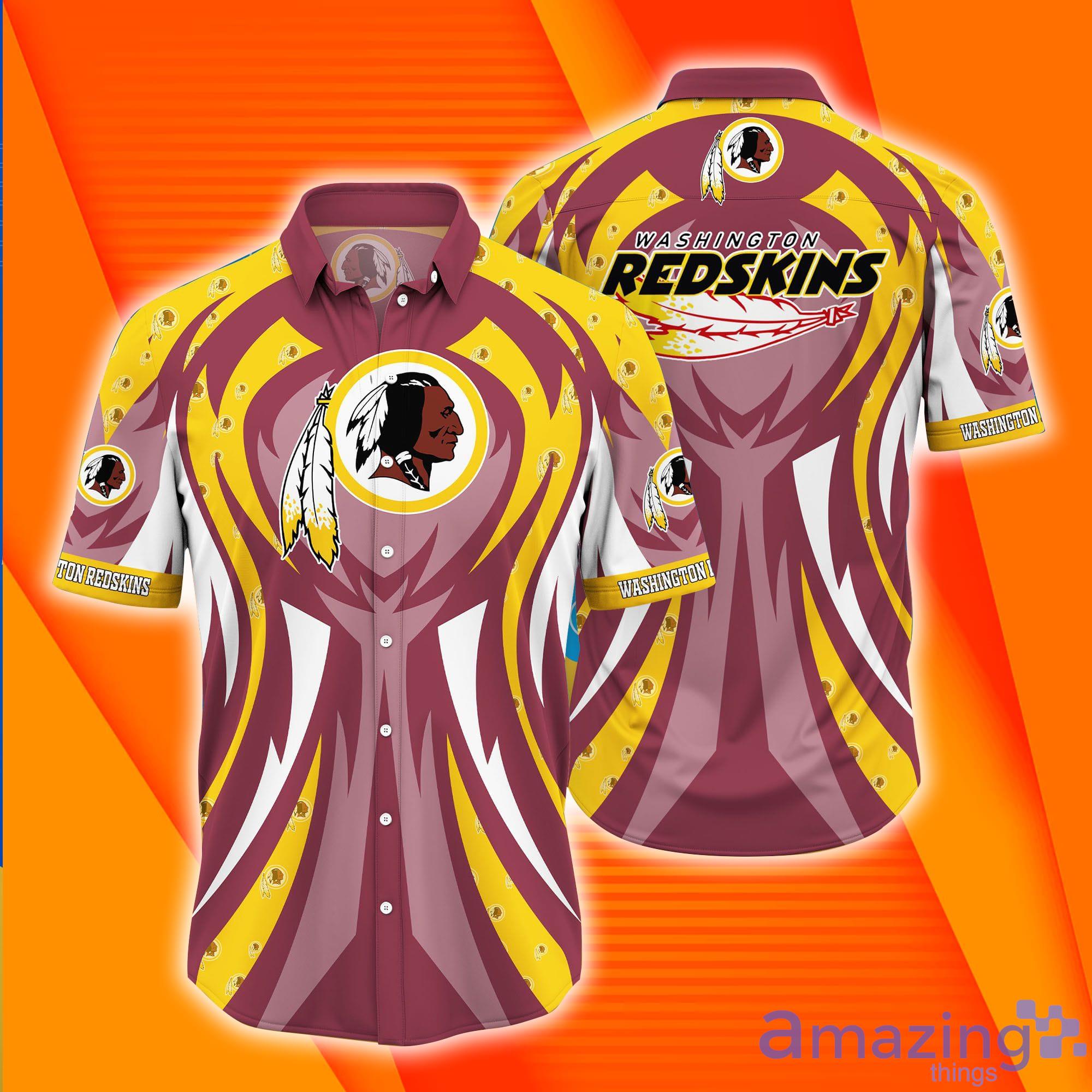 Washington Redskins NFL Short Sleeves Hawaiian 3D Shirt Product Photo 1