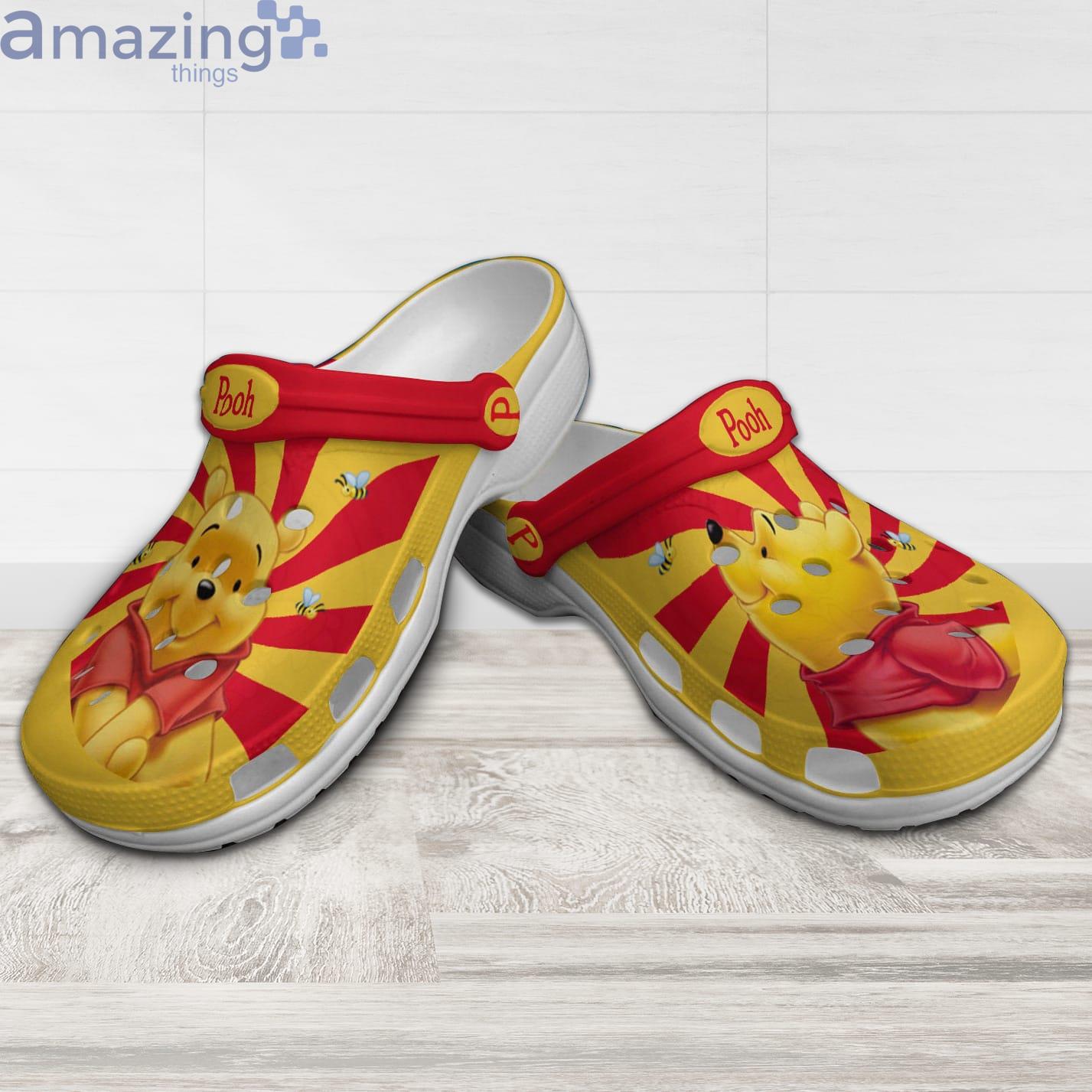 Winnie The Pooh Vintage Red Orange Disney Cartoon Clog For Men And Women Product Photo 1