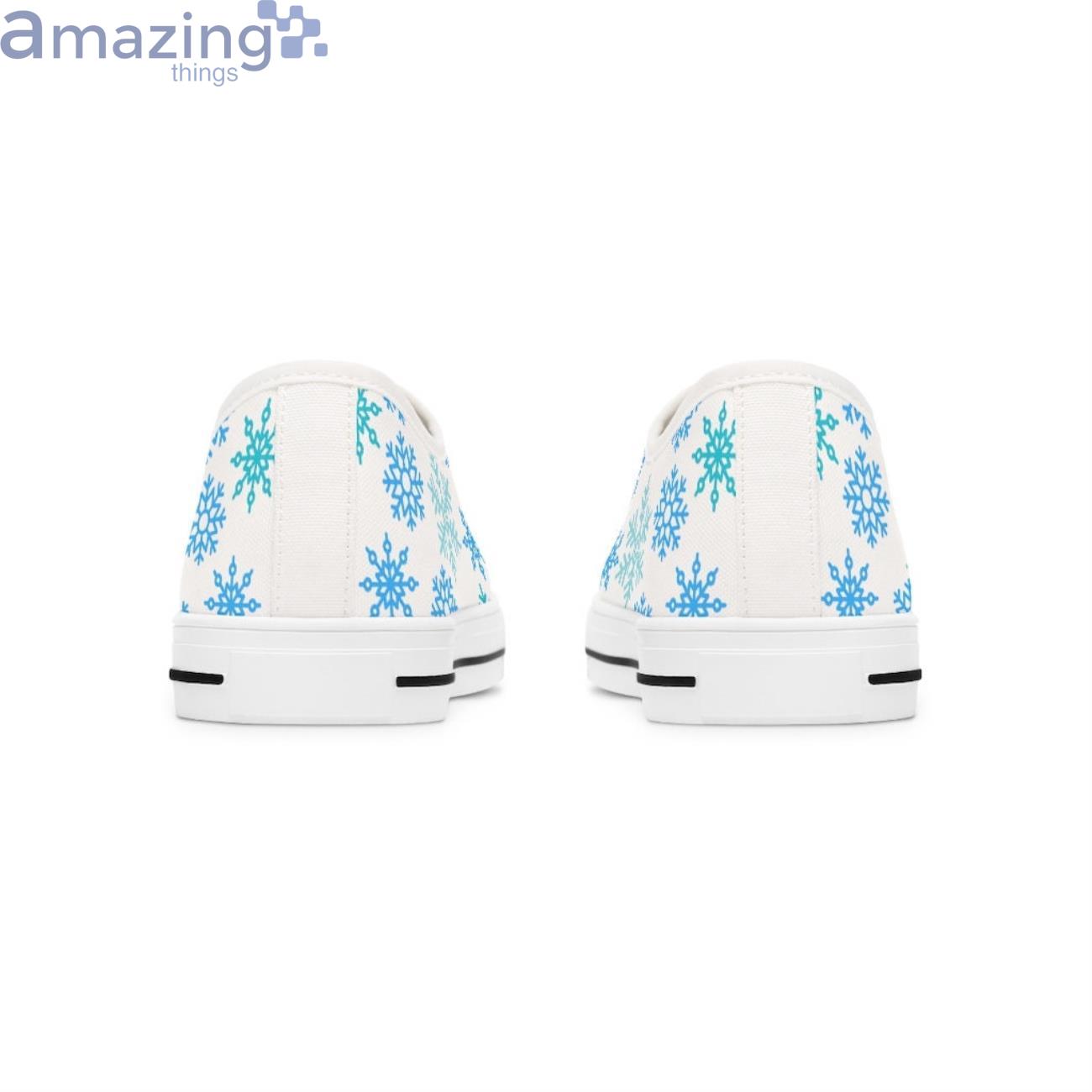Winter Print Shoes Snowflake Low Top Shoes Sneakers Christmas Shoes image Winter Print Shoes Snowflake Low Top Shoes Sneakers Christmas Shoes Product Photo 3