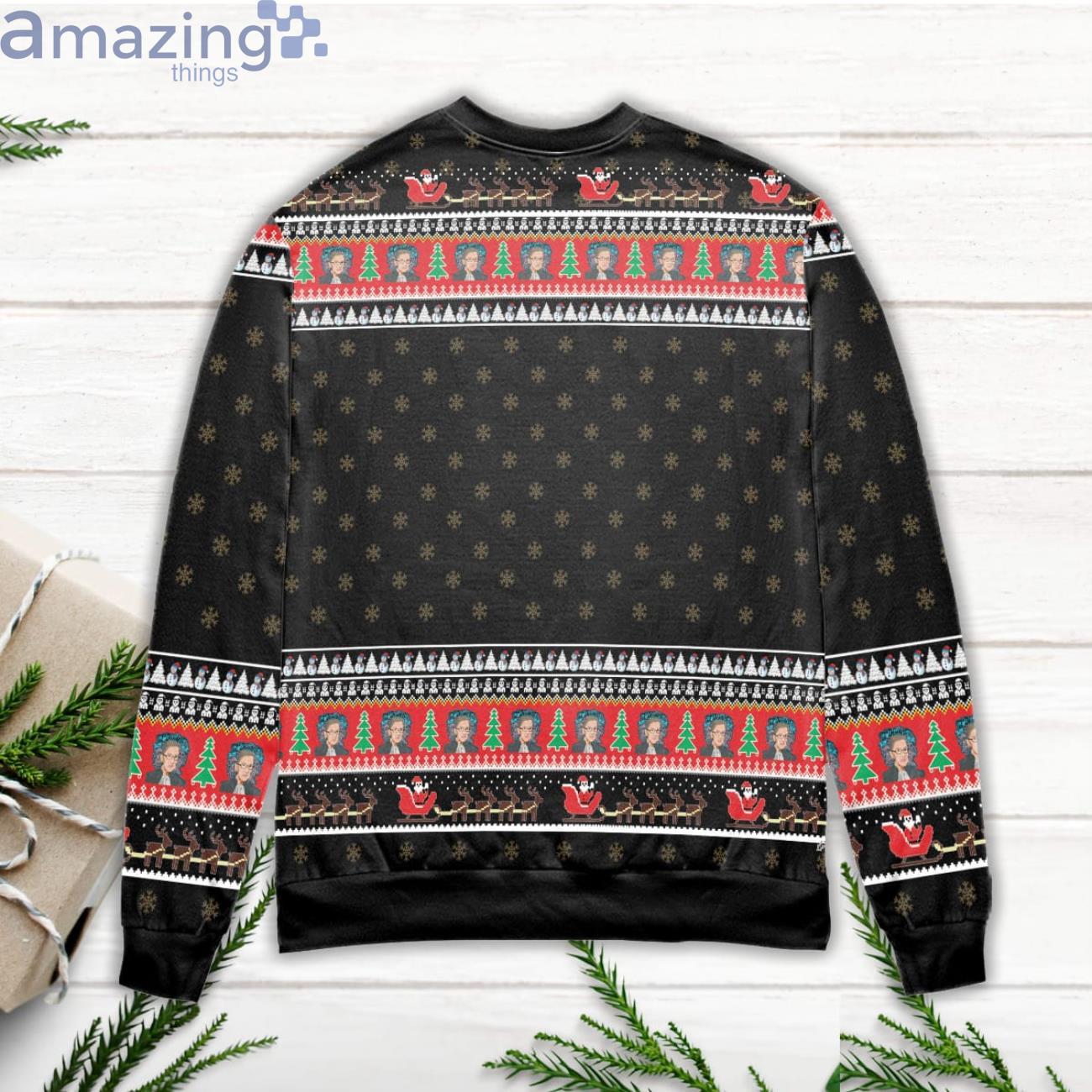 Woman Belong In All Places Where Decisions Are Being Made Ugly Christmas Sweater image Woman Belong In All Places Where Decisions Are Being Made Ugly Christmas Sweater Product Photo 3