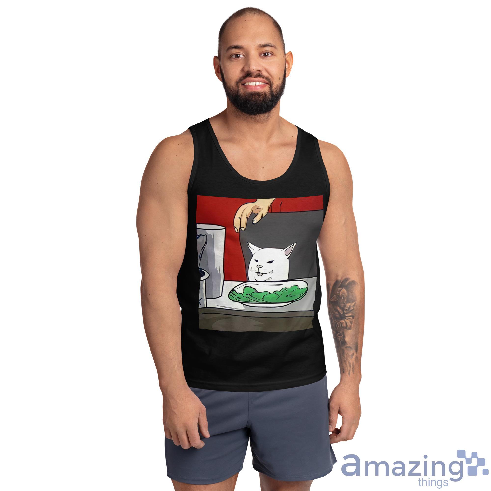 Yelling Cat Shirt image Yelling Cat Shirt - Ultra Cotton Tank Top