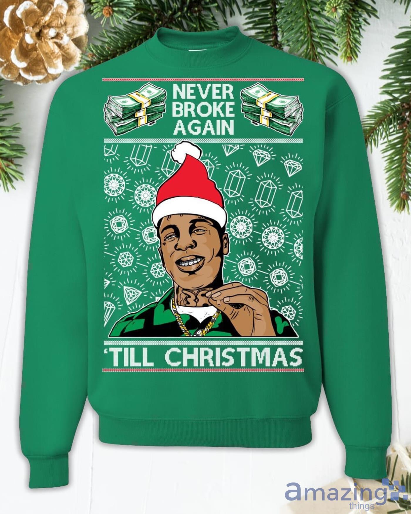 YoungBoy Never Broke Again Christmas Sweatshirt image YoungBoy Never Broke Again Christmas Sweatshirt Product Photo 2