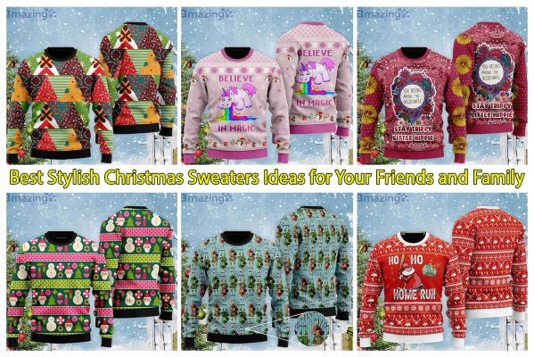 Best Stylish Christmas Sweaters Ideas for Your Friends and Family