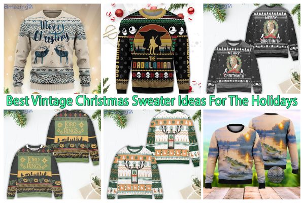 Best Vintage Christmas Sweater Ideas For The Holidays