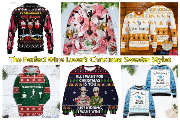 The Perfect Wine Lover’s Christmas Sweater Styles