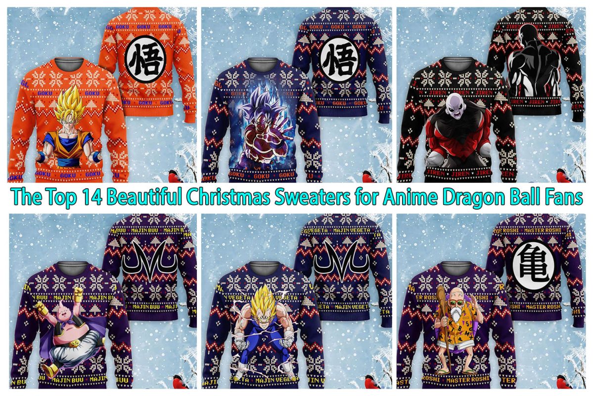 The Top 14 Beautiful Christmas Sweaters for Anime Dragon Ball Fans