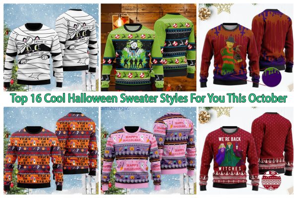 Top 16 Cool Halloween Sweater Styles For You This October