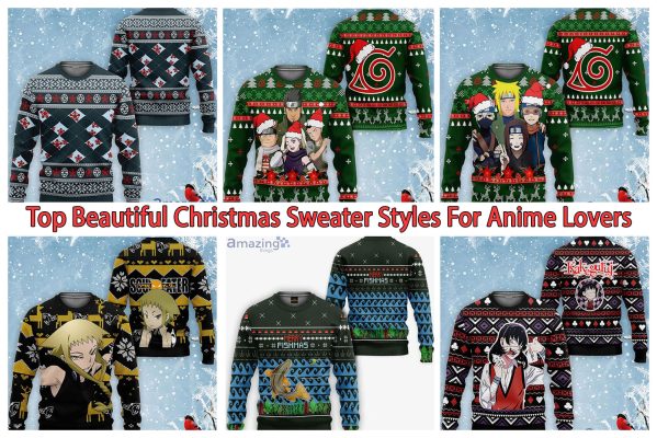Top Beautiful Christmas Sweater Styles For Anime Lovers
