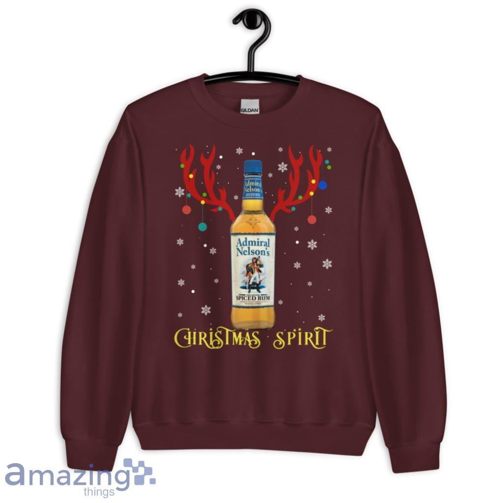Admiral Nelson’s Christmas Spirit Reindeer Rum Christmas Sweatshirt image Admiral Nelson’s Christmas Spirit Reindeer Rum Christmas Sweatshirt - G185 Crewneck Sweatshirt-2