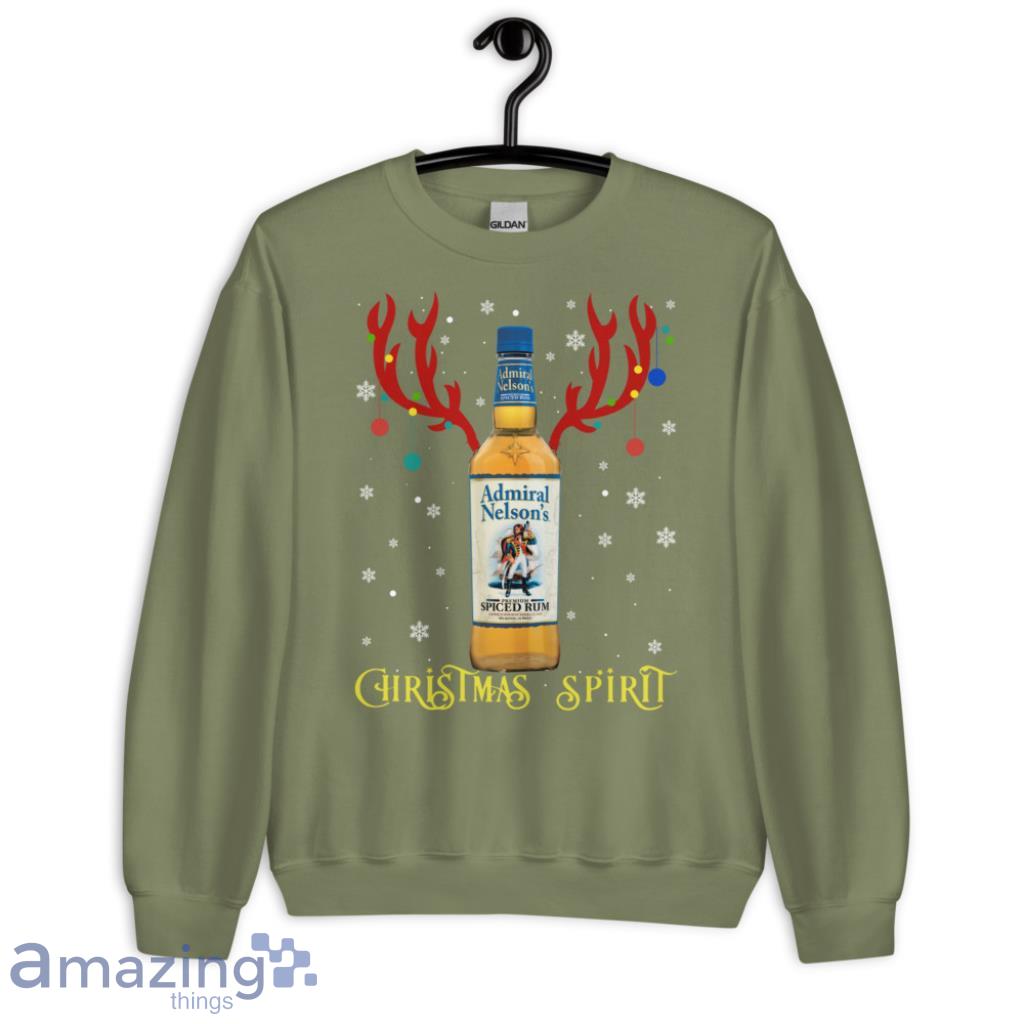 Admiral Nelson’s Christmas Spirit Reindeer Rum Christmas Sweatshirt image Admiral Nelson’s Christmas Spirit Reindeer Rum Christmas Sweatshirt - G185 Crewneck Sweatshirt-3