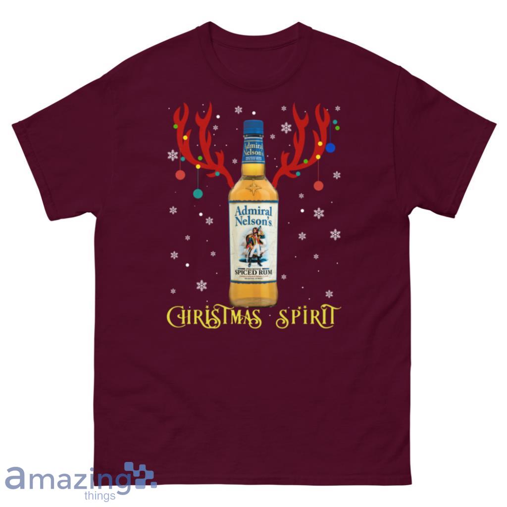 Admiral Nelson’s Christmas Spirit Reindeer Rum Christmas Sweatshirt image Admiral Nelson’s Christmas Spirit Reindeer Rum Christmas Sweatshirt - Unisex Classic T-Shirt