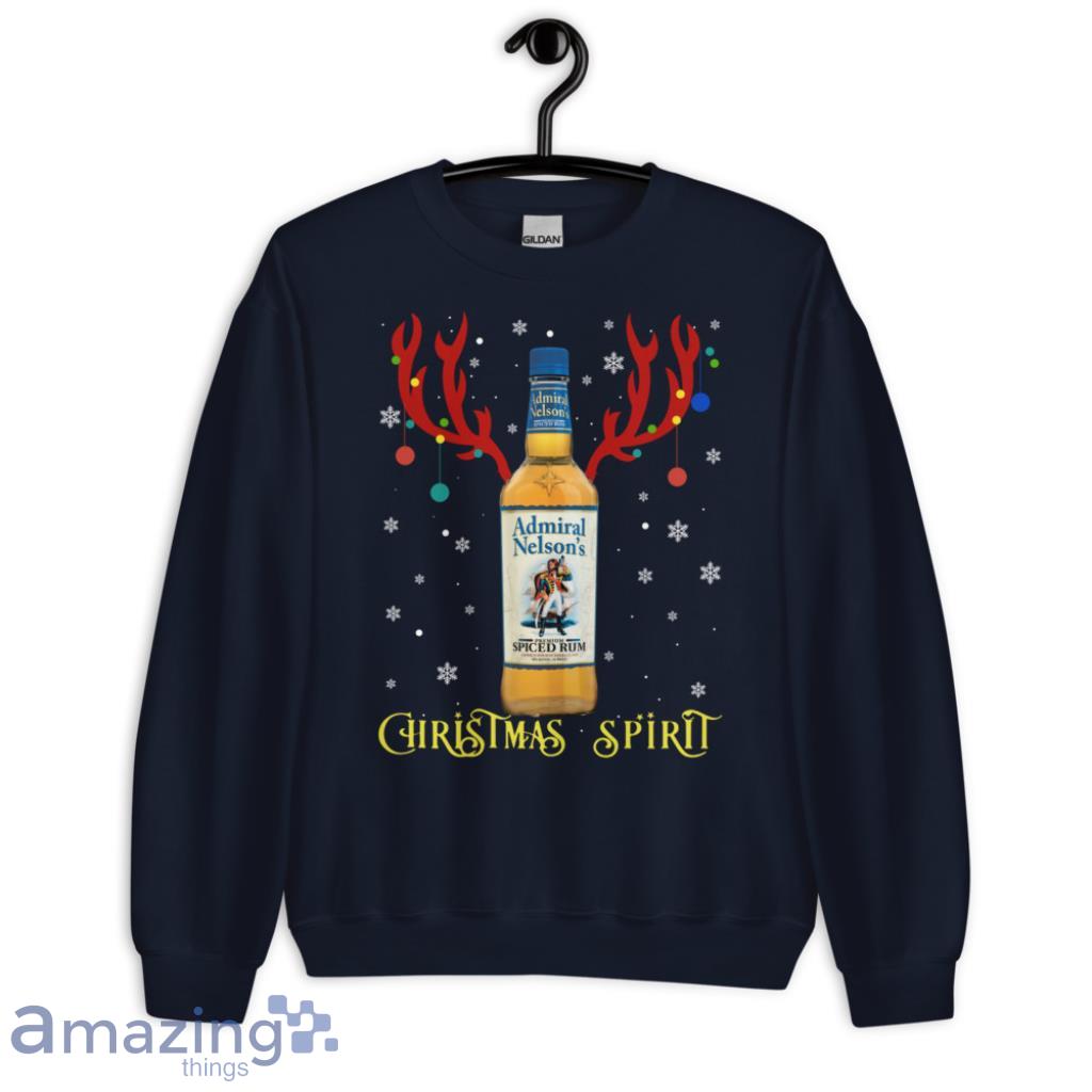 Admiral Nelson’s Christmas Spirit Reindeer Rum Christmas Sweatshirt - G185 Crewneck Sweatshirt-1
