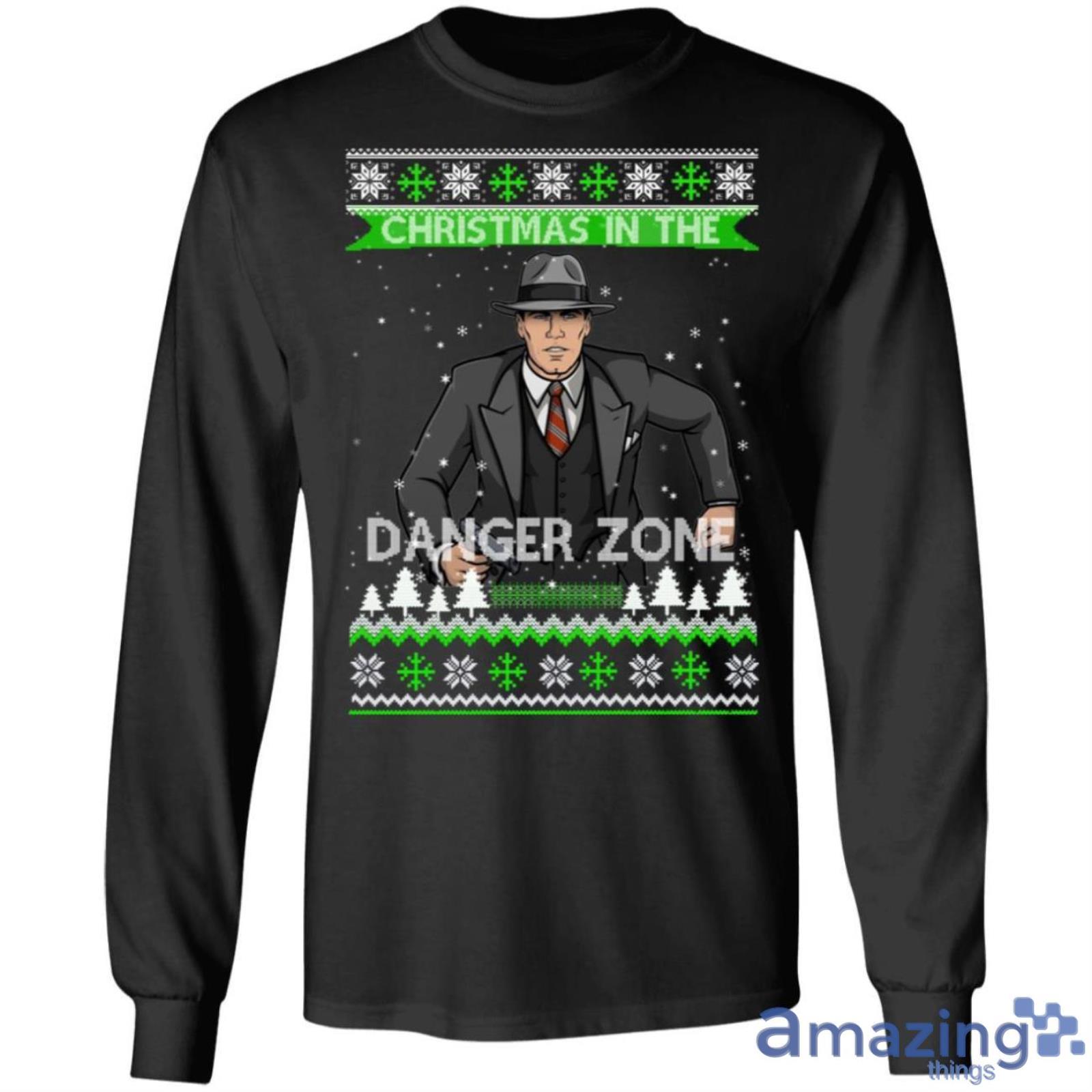 Archer Christmas In The Danger Zone Christmas Sweatshirt image Archer Christmas In The Danger Zone Christmas Sweatshirt Product Photo 10