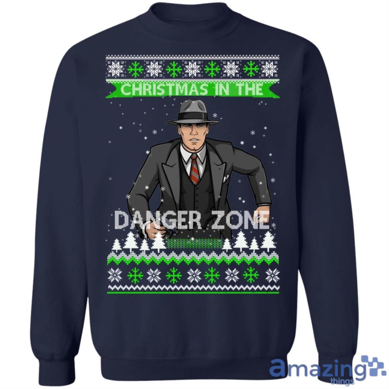 Archer Christmas In The Danger Zone Christmas Sweatshirt Product Photo 1 Archer Christmas In The Danger Zone Christmas Sweatshirt Product Photo 1