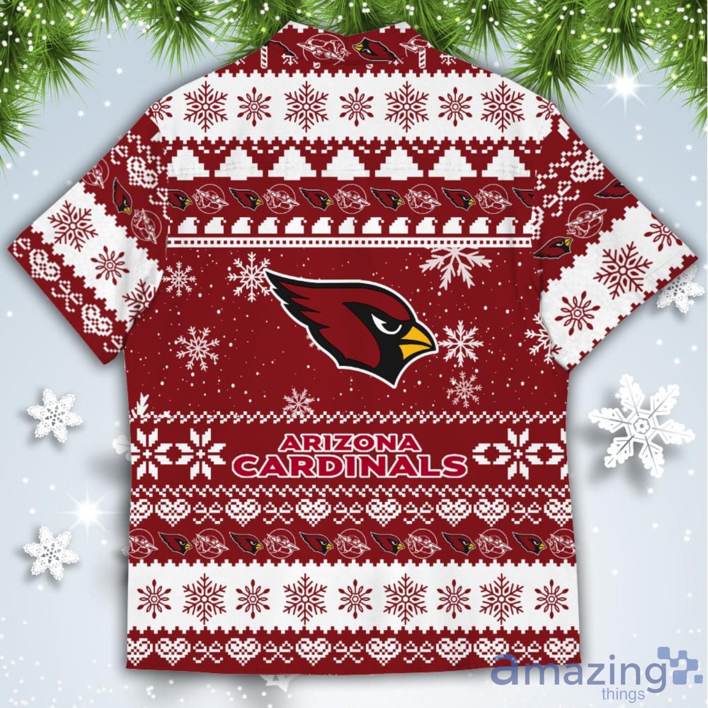 Arizona Cardinals Baby Yoda Star Wars Ugly Christmas Sweater