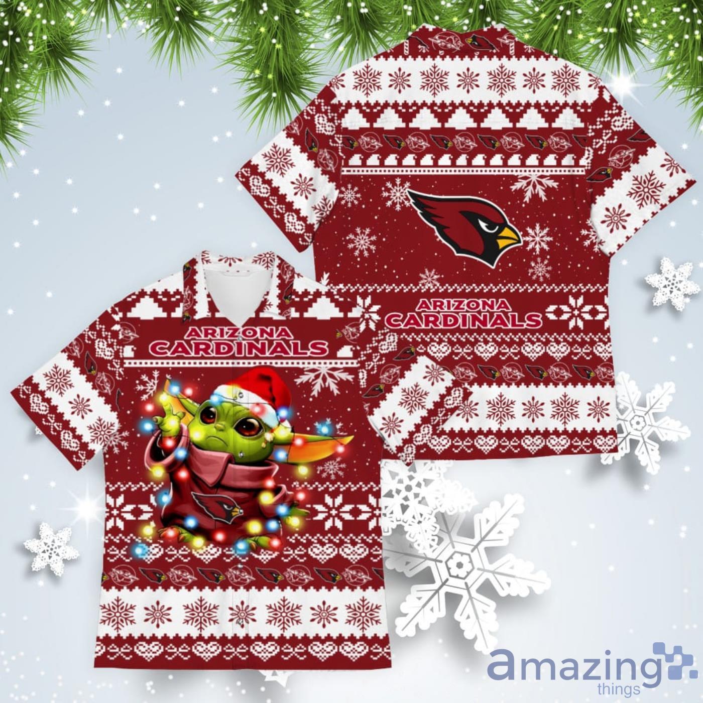 Arizona Cardinals Patches Ugly Crew Neck Sweater