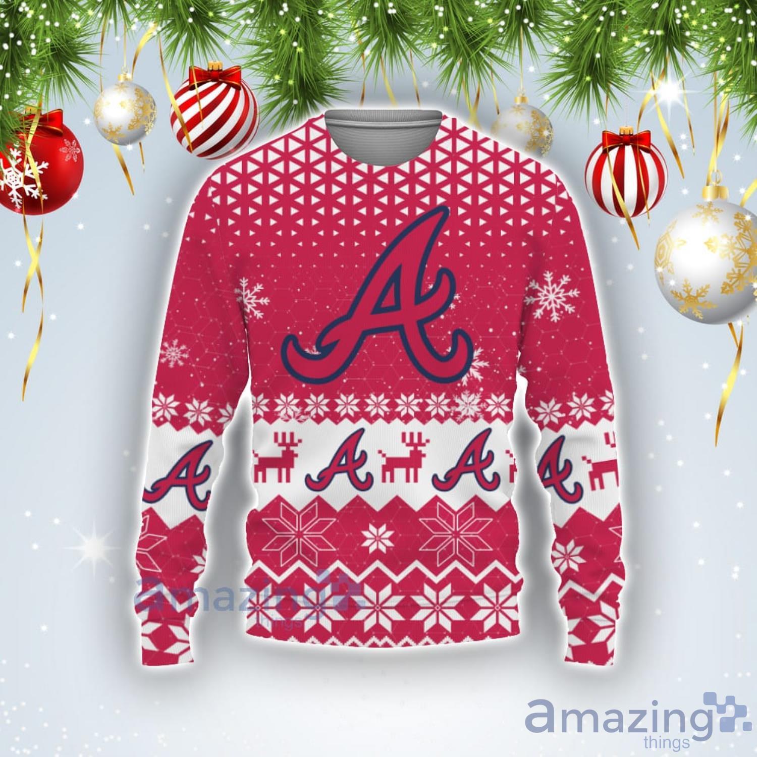 Atlanta Braves American Ugly Christmas Sweater Product Photo 1