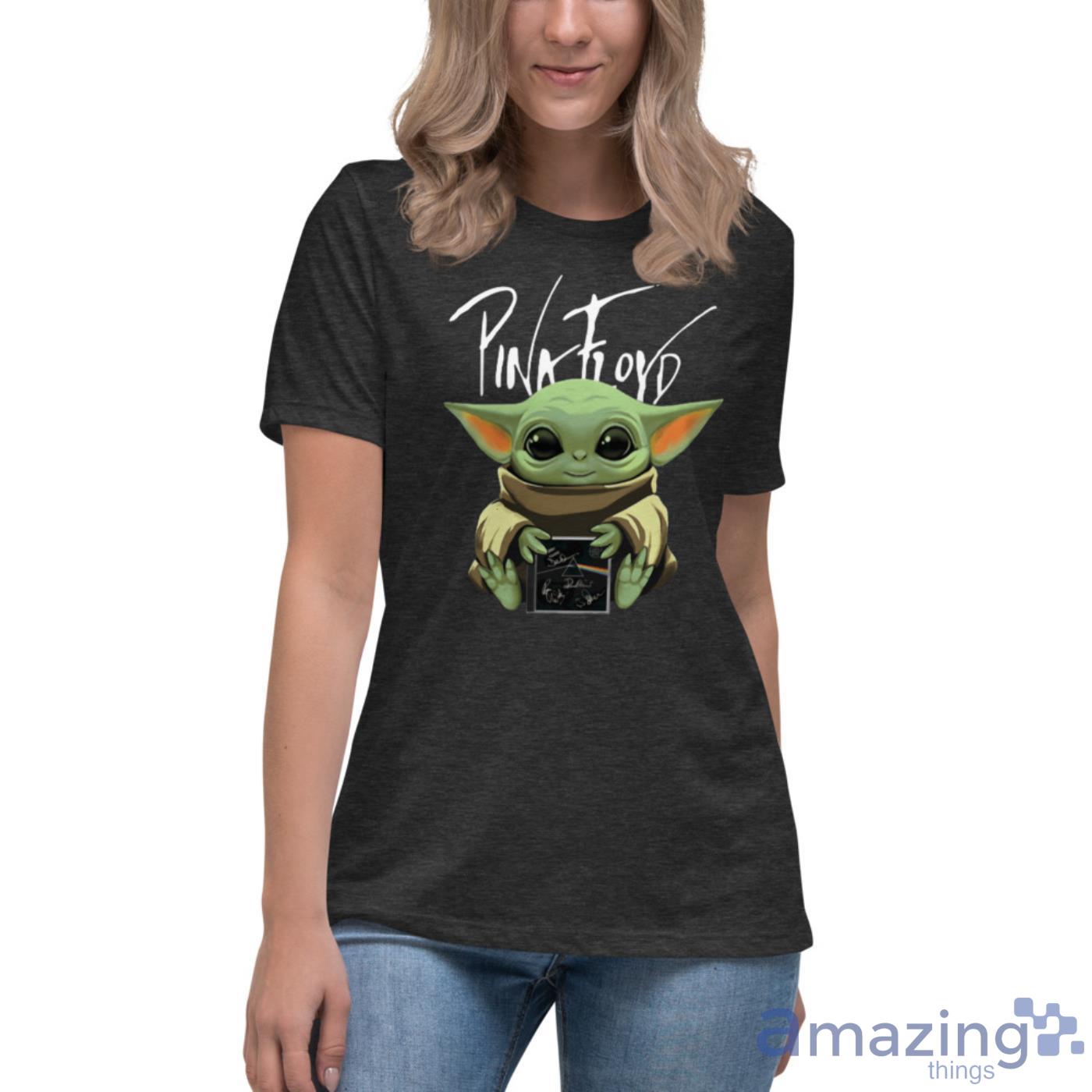 Official Baby Yoda Hug Pink Floyd Album Shirt - Thefirsttees