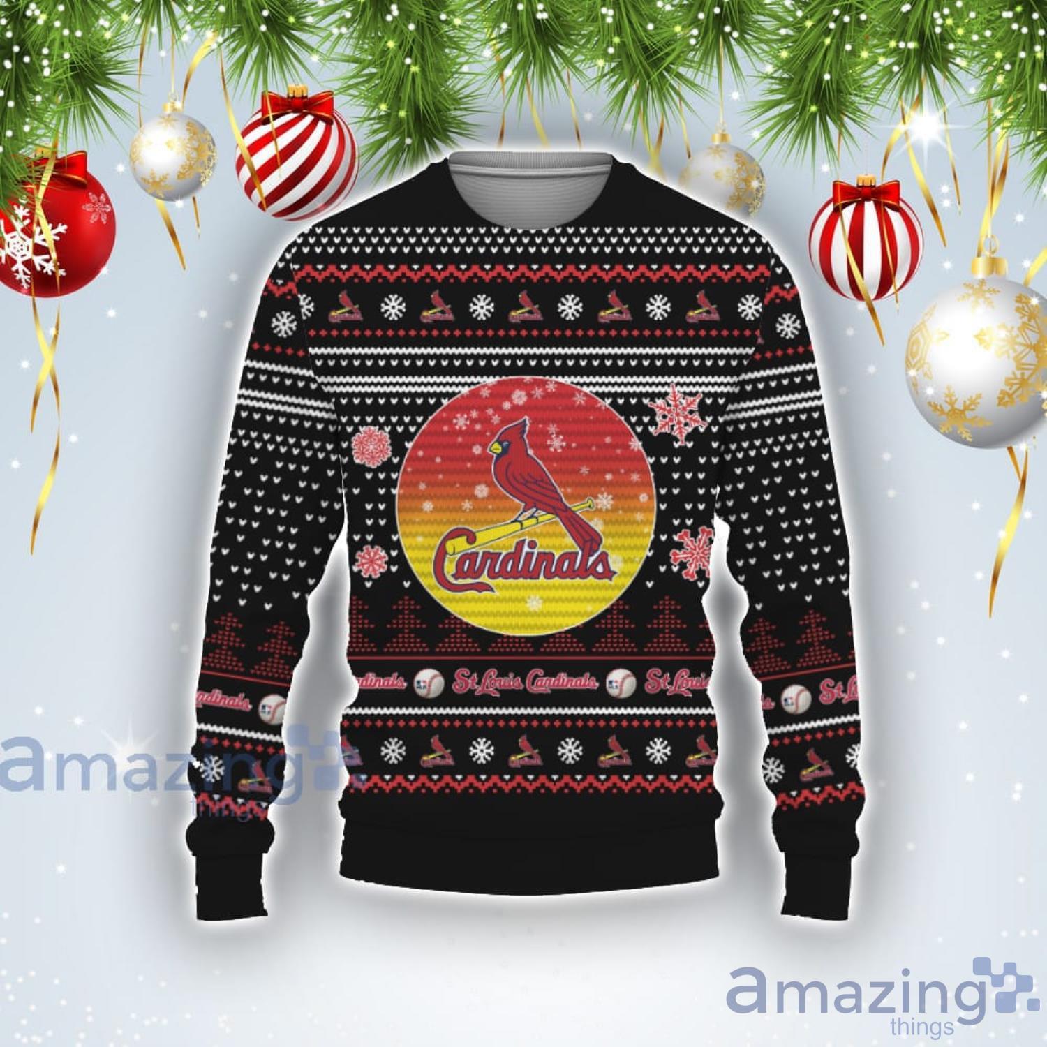 St. Louis Cardinals Christmas Ugly Sweater Christmas Gift For