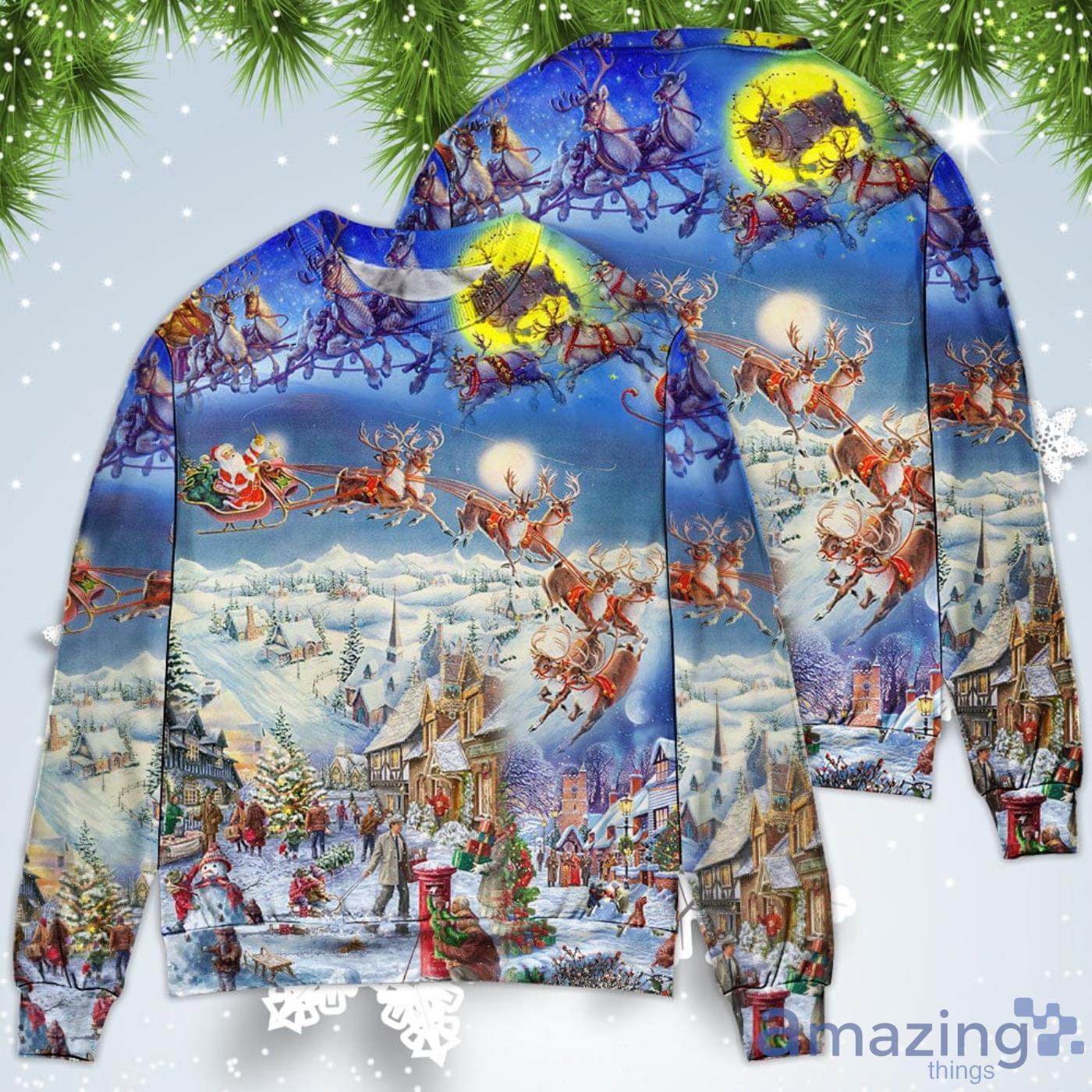 Be Santa Be Claus Christmas Sweatshirt Sweater Product Photo 1