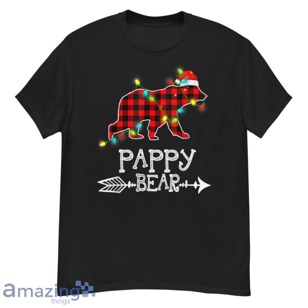 Bear Christmas Pajama Red Plaid Buffalo Family T-Shirt - G500 Men’s Classic T-Shirt