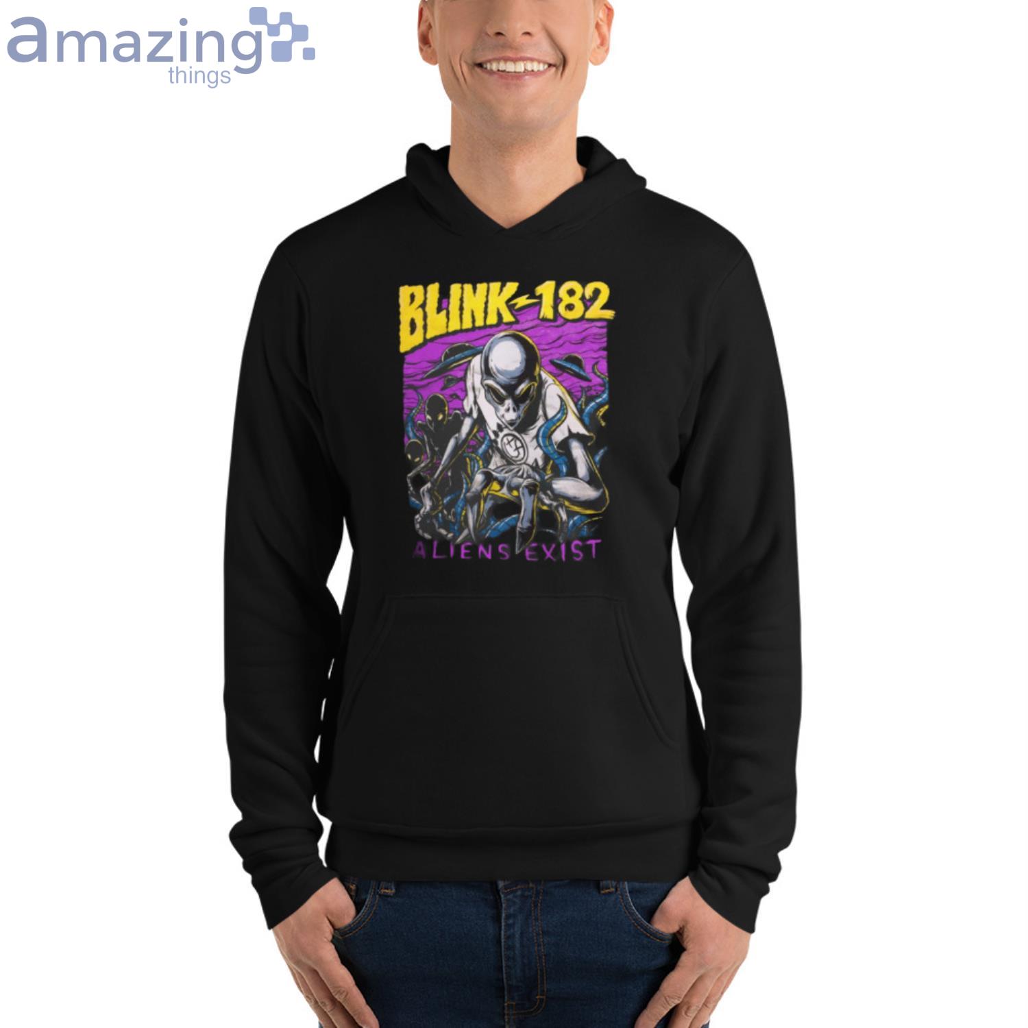 Blink 182 Aliens Exist Shirt image blink 182 aliens exist shirt - Unisex Fleece Pullover Hoodie