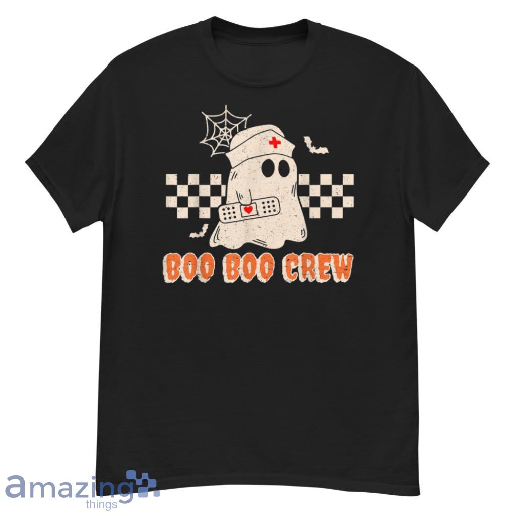 Boo Crew Nurse Halloween Ghost Costume Nursing T-Shirt - G500 Men’s Classic T-Shirt