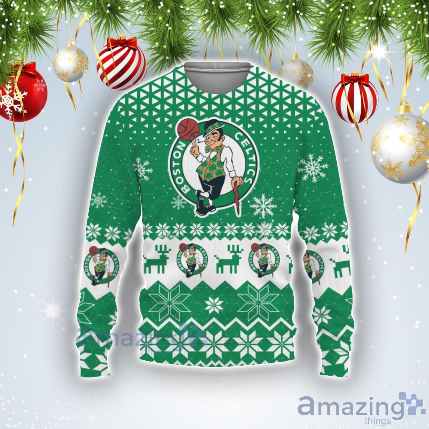 Merry Christmas Season 2023 Boston Celtics 3D Hoodie Christmas Gift For Men  And Women