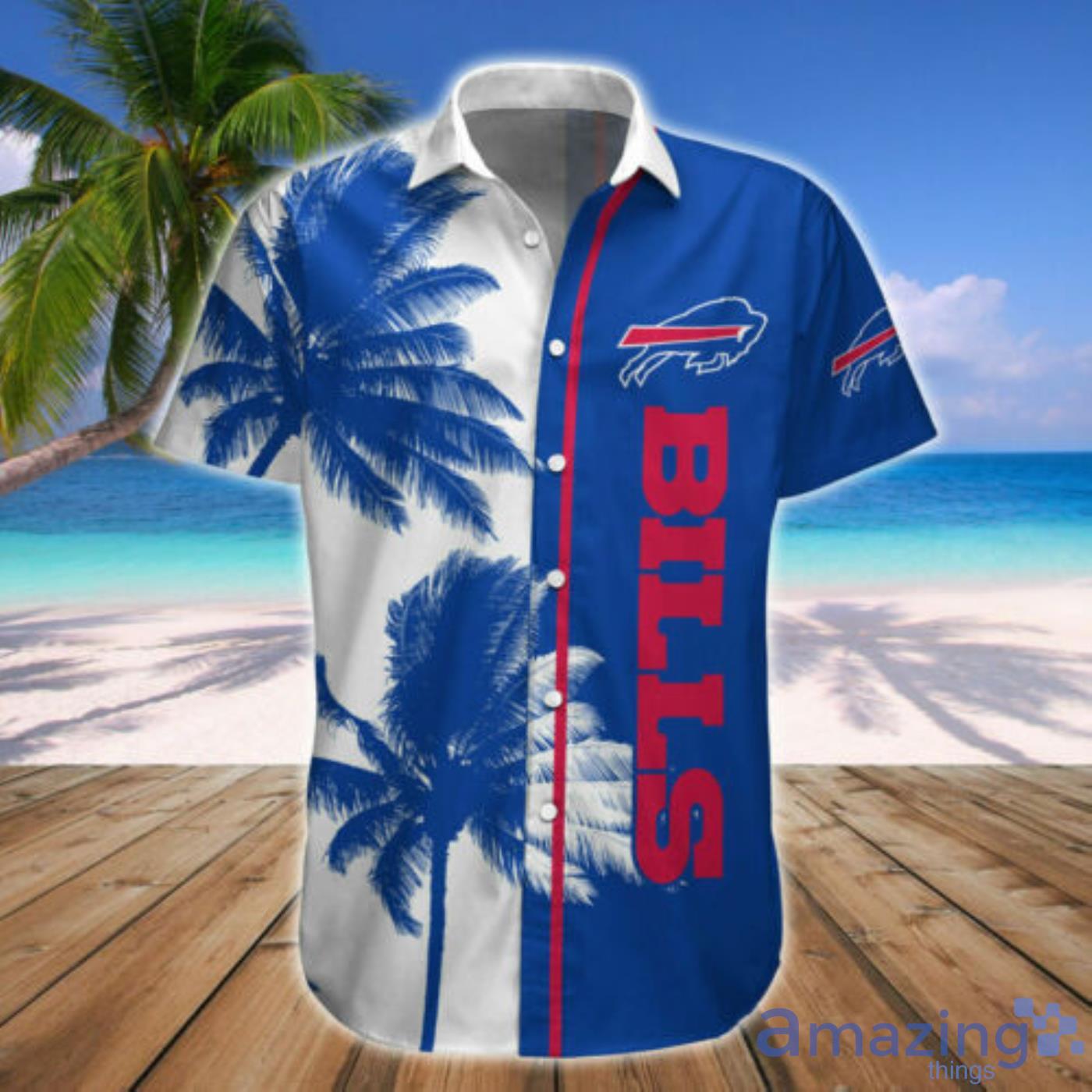Buffalo Bills Casual Hawaiian Shirt Product Photo 1