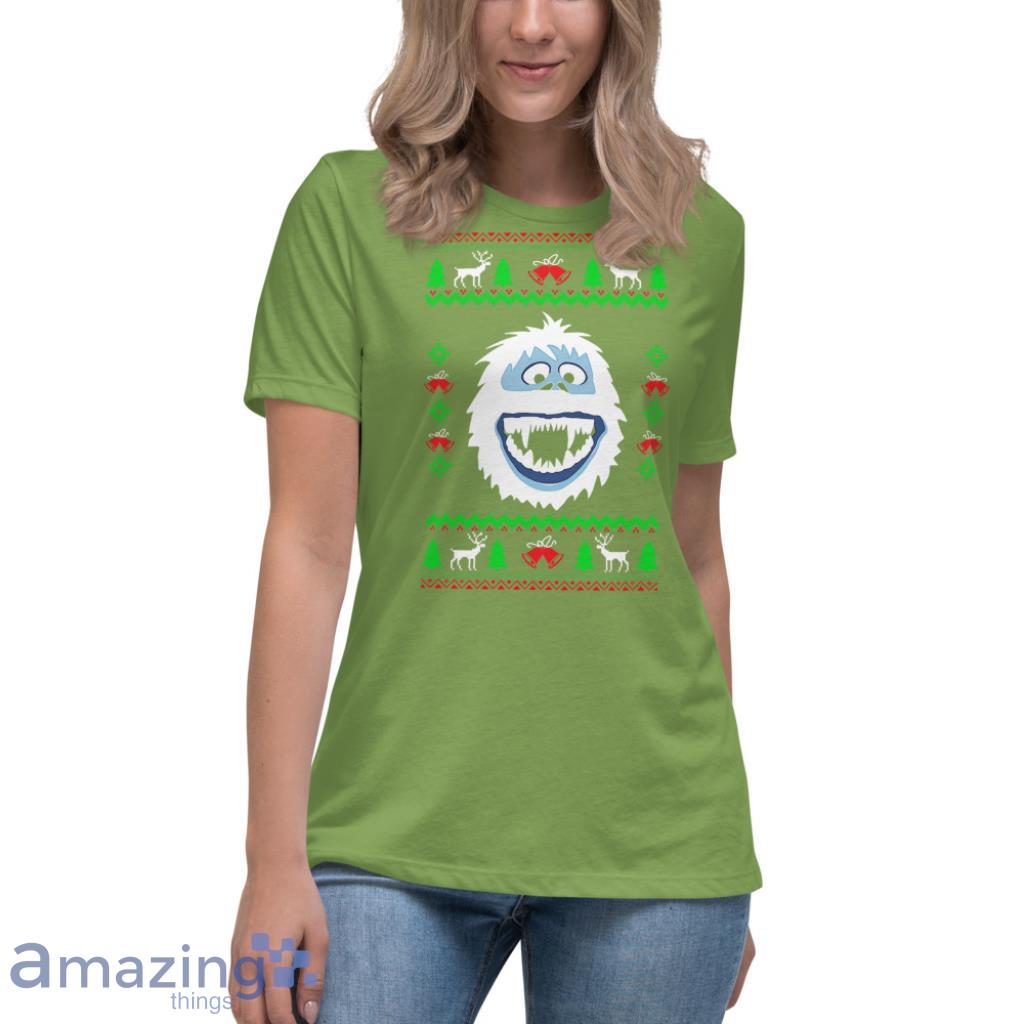 Bumble s Ugly Christmas Sweatshirt image Bumble s Ugly Christmas Sweatshirt - Womens Relaxed Short Sleeve Jersey Tee-1