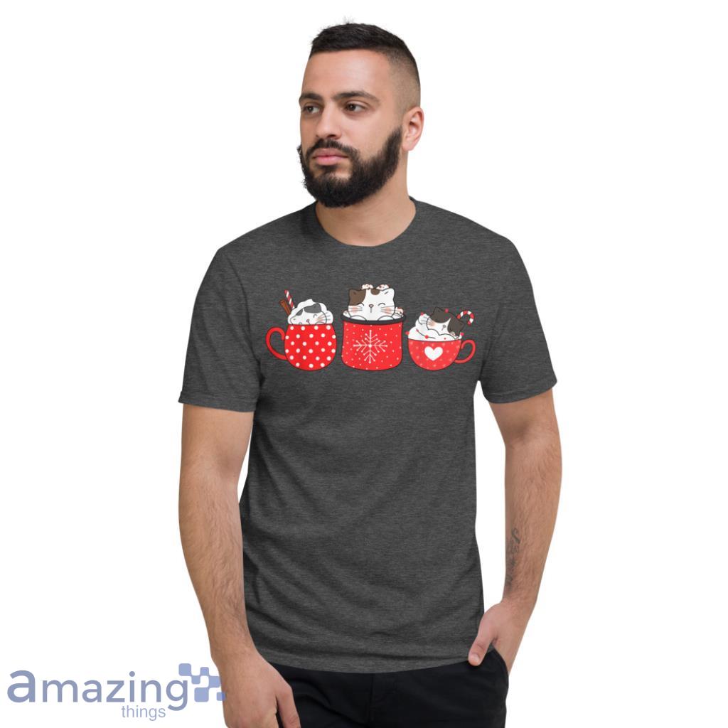 Cat Cute Meow For Cat Lover Christmas Shirt image Cat Cute Meow For Cat Lover Christmas Shirt - Short Sleeve T-Shirt-1