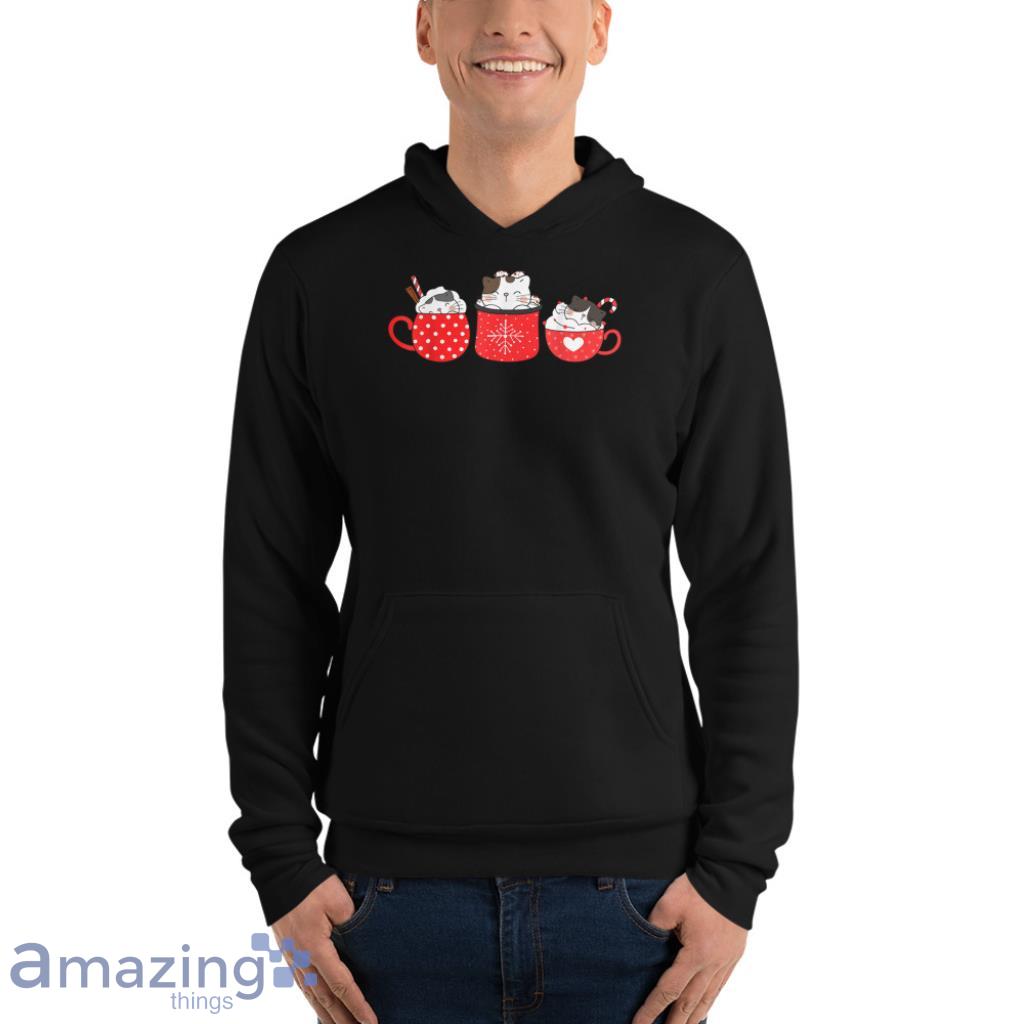 Cat Cute Meow For Cat Lover Christmas Shirt image Cat Cute Meow For Cat Lover Christmas Shirt - Unisex Fleece Pullover Hoodie