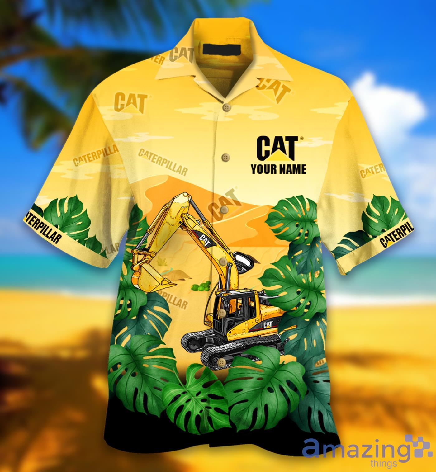 caterpillar hawaiian shirt