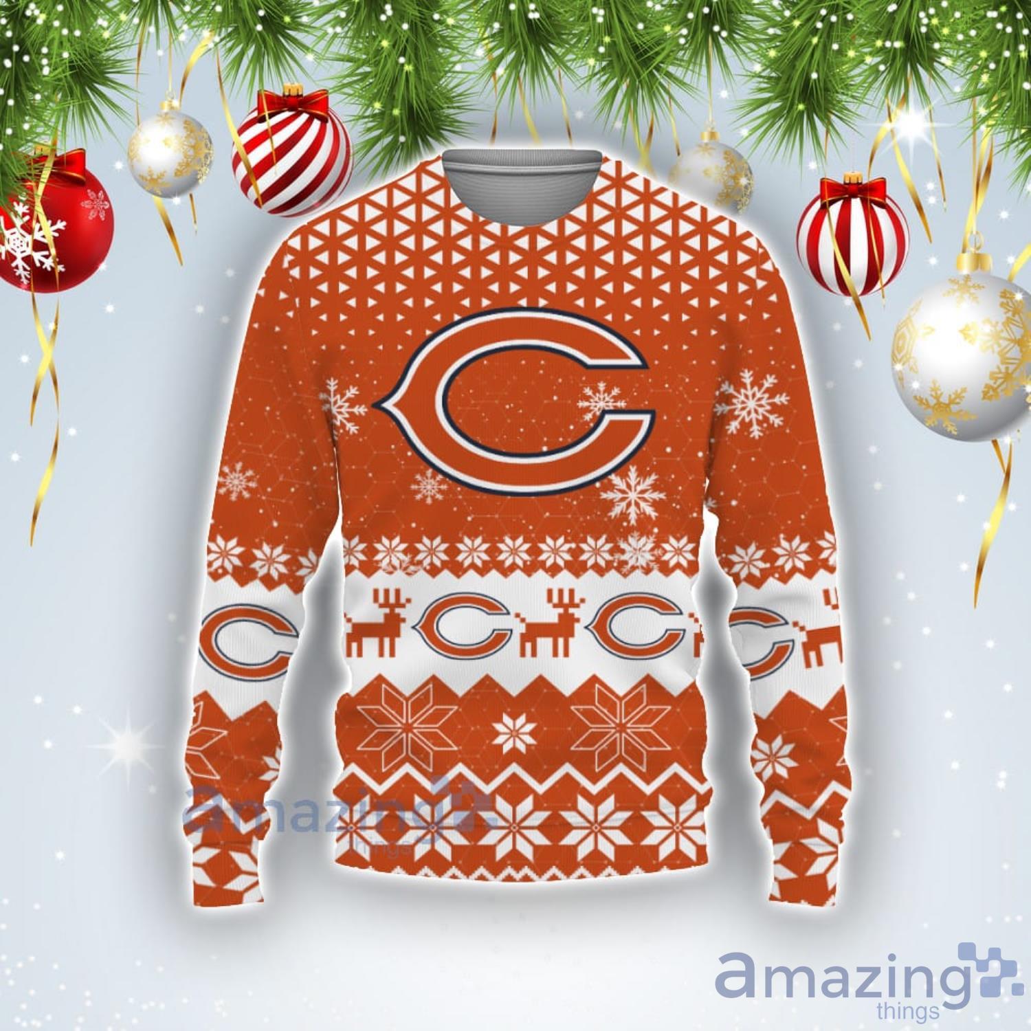 Chicago Bears American Ugly Christmas Sweater Product Photo 1