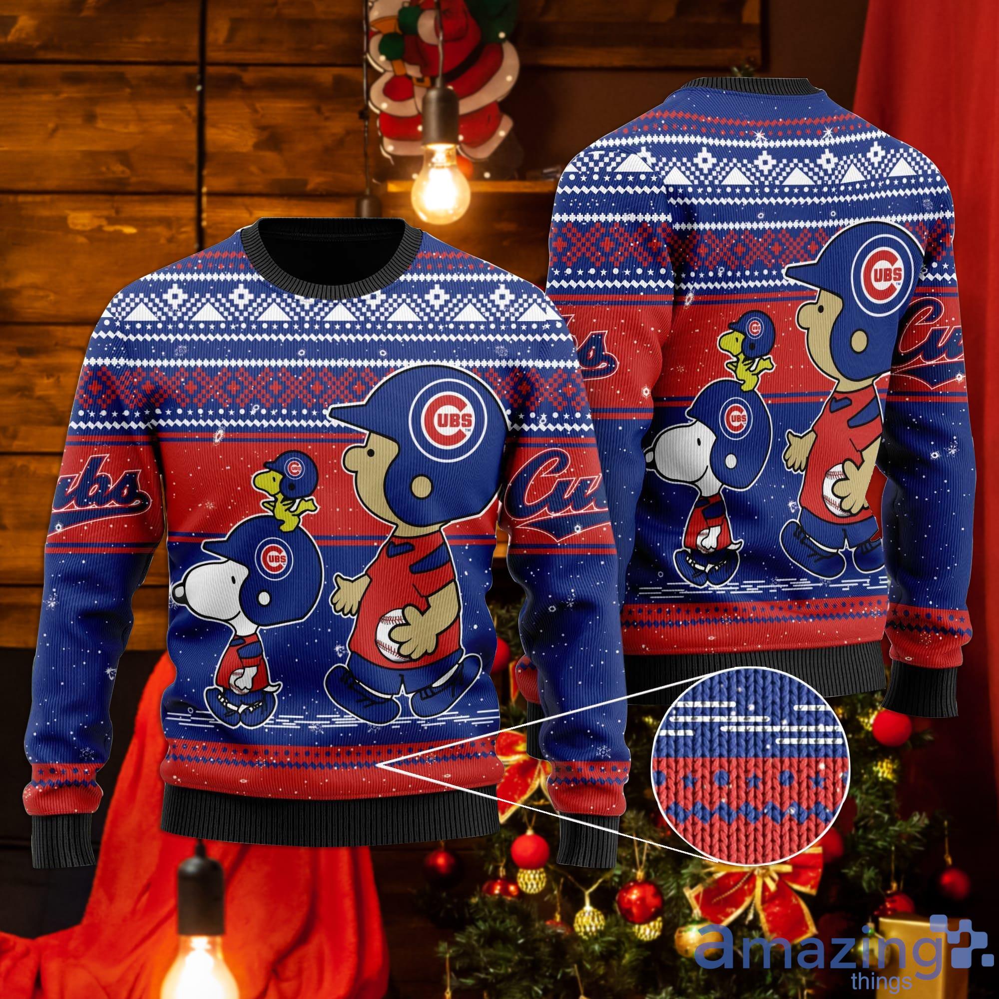 Chicago Cubs Snoopy Lover Ugly Christmas Sweater